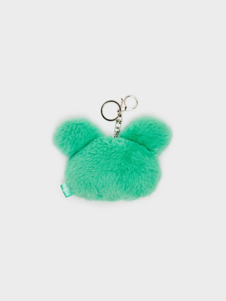 WASABI BEAR KEYRING 단품 와사비베어 얼굴 인형 키링 - 와사비베어