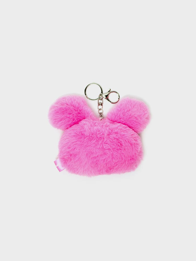 WASABI BEAR KEYRING 단품 와사비베어 얼굴 인형 키링 - 핑사비베어