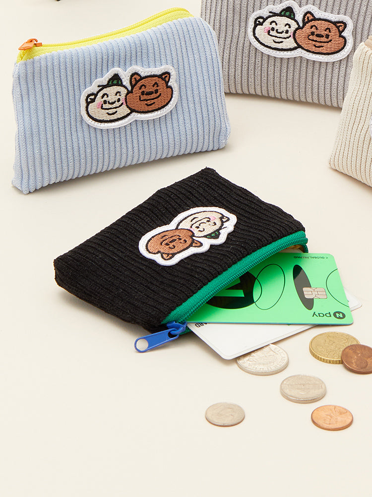 WITH MY CAPTAIN BEAUTY/ACC_POUCH_ 블랙 위드마이캡틴 카드 지갑