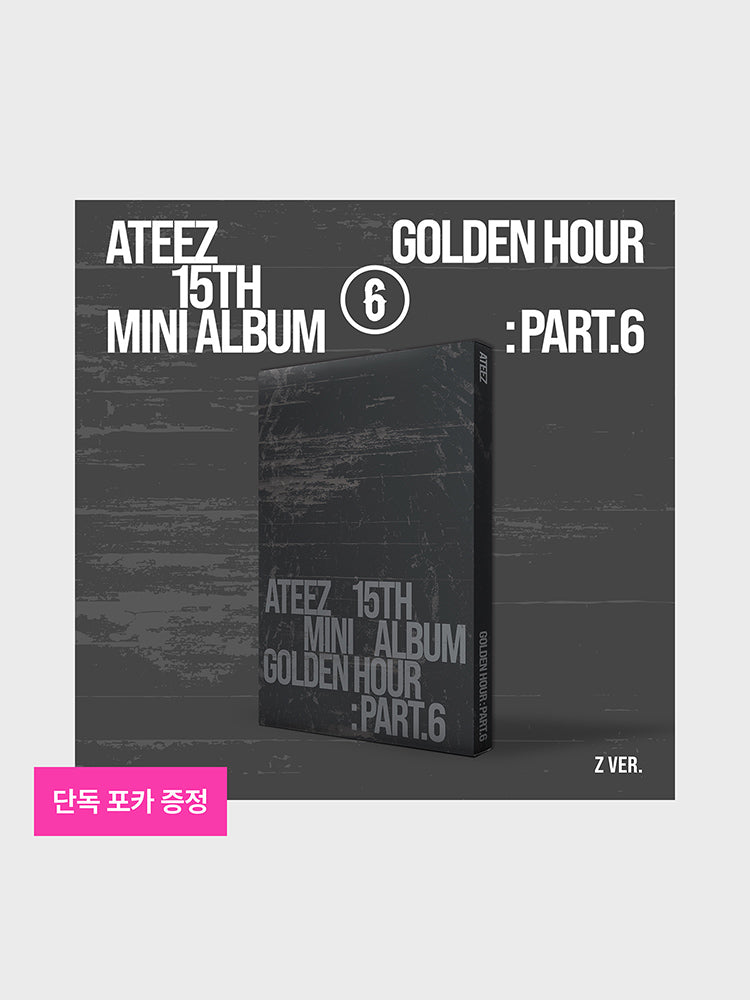 ATEEZ 15TH MINI ALBUM [GOLDEN HOUR : Part.6] (Z VER.)