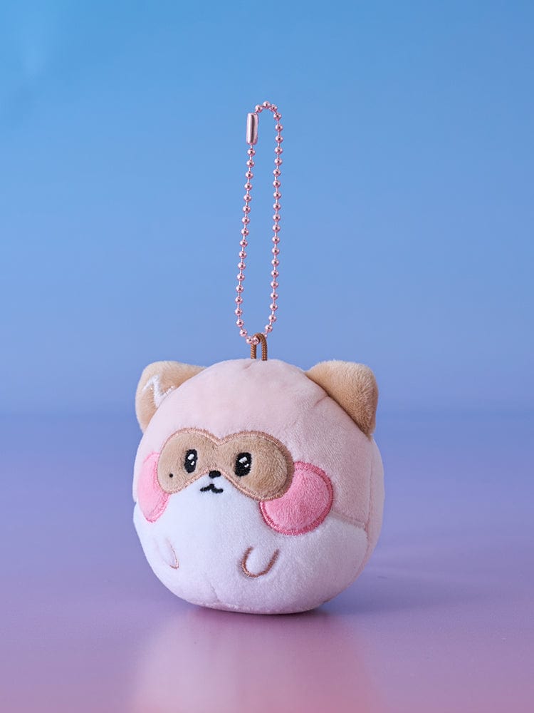 ZEROBASEONE zeroni hanini FLUFFY FACE KEYRING – LINE FRIENDS SQUARE