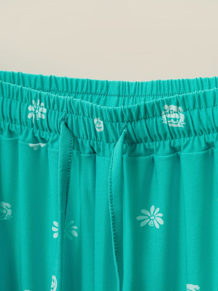 ZO&FRIENDS APPAREL_ ZO&FRIENDS ZOA LUCKY SHOP 민트 파자마 세트