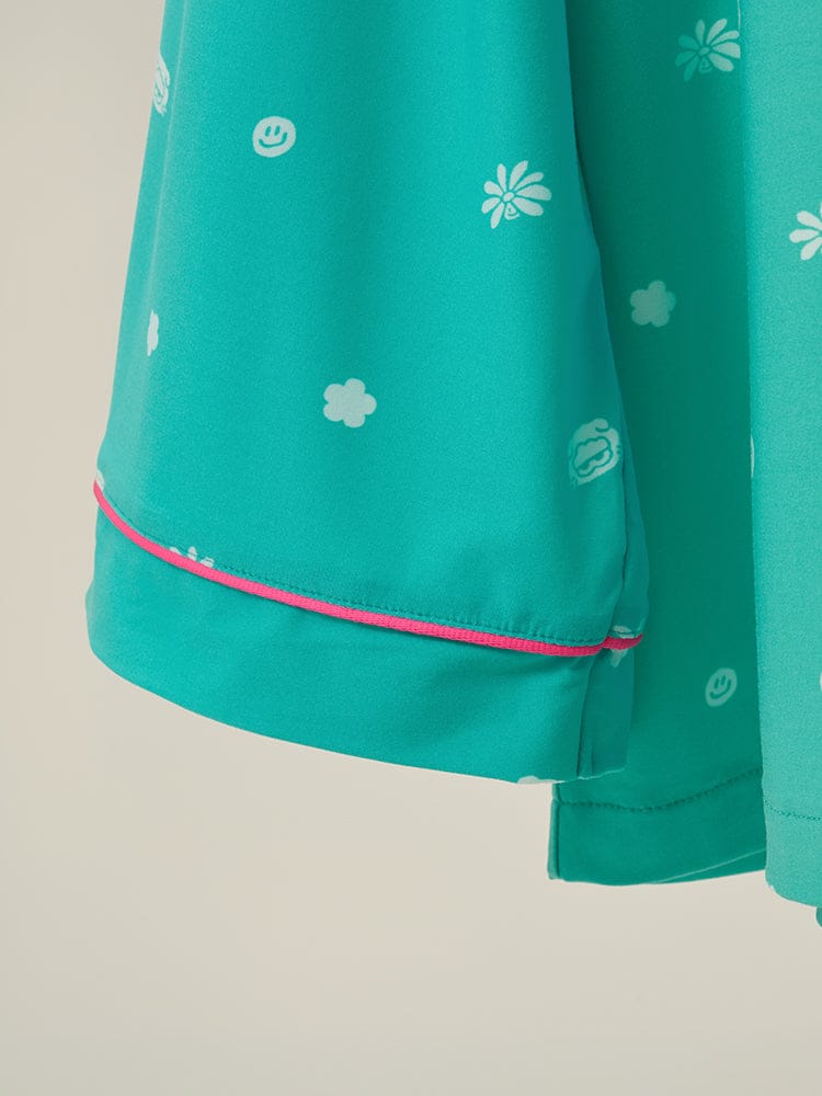 ZO&FRIENDS APPAREL_ ZO&FRIENDS ZOA LUCKY SHOP 민트 파자마 세트