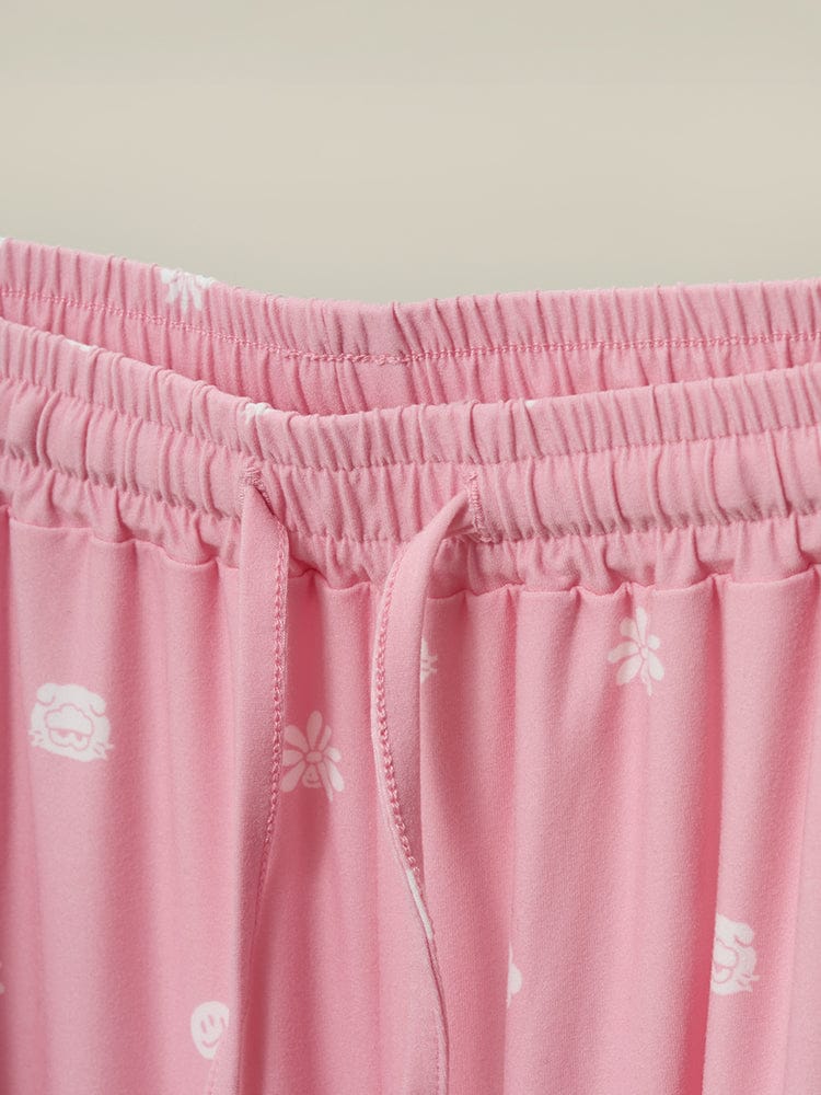 ZO&FRIENDS APPAREL_ ZO&FRIENDS ZOA LUCKY SHOP 핑크 파자마 세트