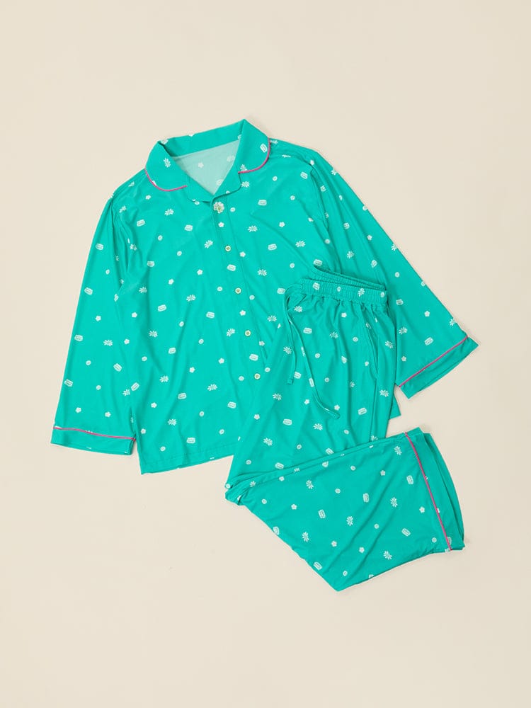 ZO&FRIENDS APPAREL_ ZOA 민트 파자마 세트 M ZO&FRIENDS ZOA LUCKY SHOP 민트 파자마 세트