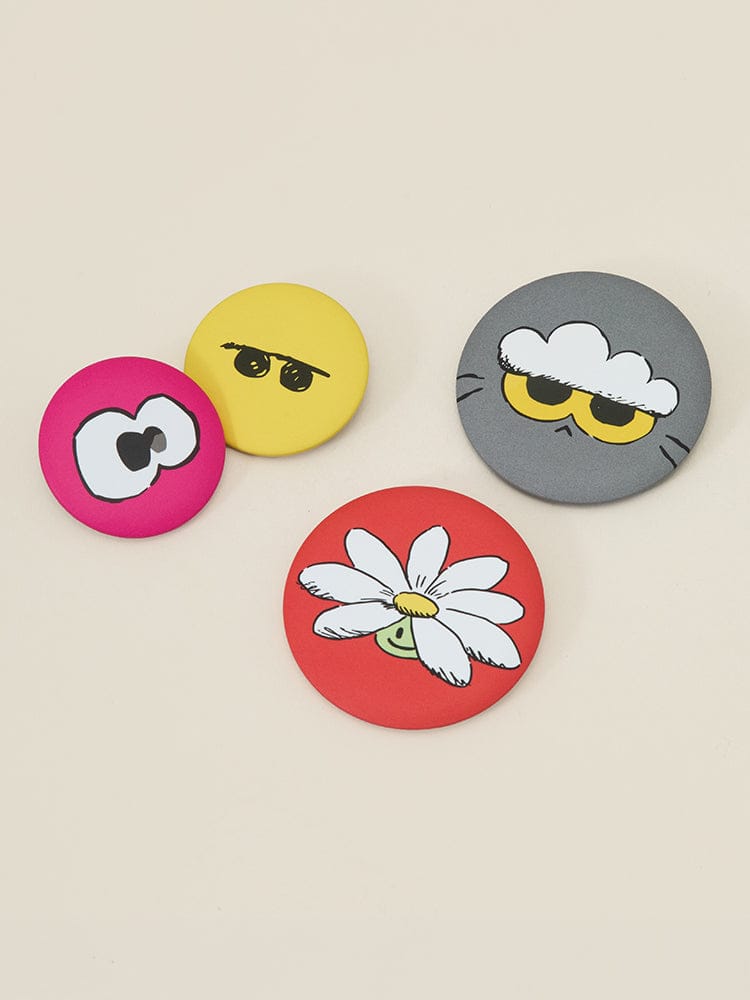 ZO&FRIENDS BEAUTY/ACC_ ZOA 핀 뱃지 세트 ZO&FRIENDS ZOA LUCKY SHOP 핀 뱃지 세트