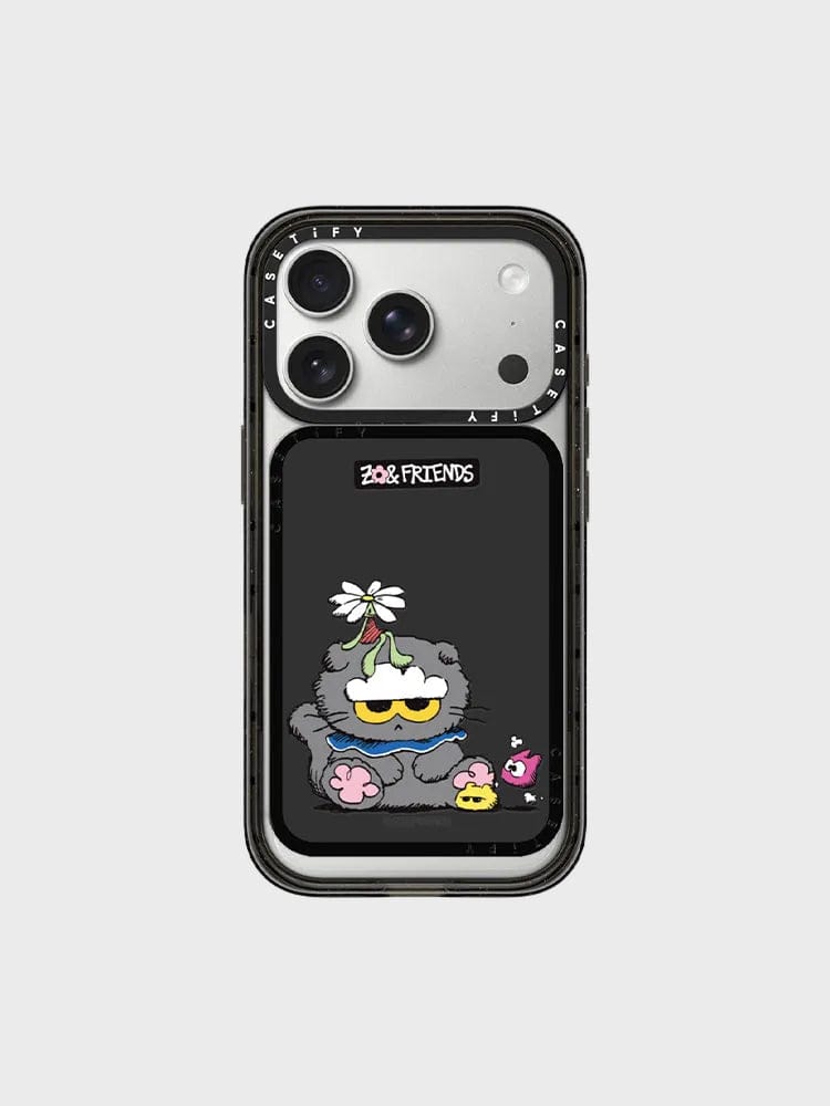 ZO&FRIENDS ELECTRONICS_ 블랙 [1월 중 재입고 예정] ZO&FRIENDS X CASETiFY 카드 홀더 스탠드 (블랙)