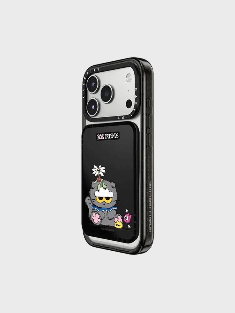 ZO&FRIENDS ELECTRONICS_ 블랙 [1월 중 재입고 예정] ZO&FRIENDS X CASETiFY 카드 홀더 스탠드 (블랙)