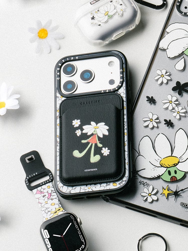 ZO&FRIENDS ELECTRONICS_ 블랙 [1월 중 재입고 예정] ZO&FRIENDS X CASETiFY A&NE Snappy 맥세이프 월렛 (블랙)