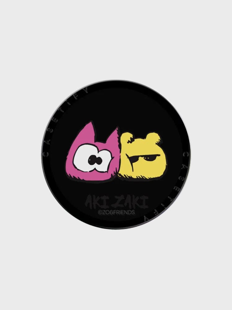 ZO&FRIENDS ELECTRONICS_ 블랙 [1월 중 재입고 예정] ZO&FRIENDS X CASETiFY AKIZAKI Snappy 그립 스탠드 (블랙)