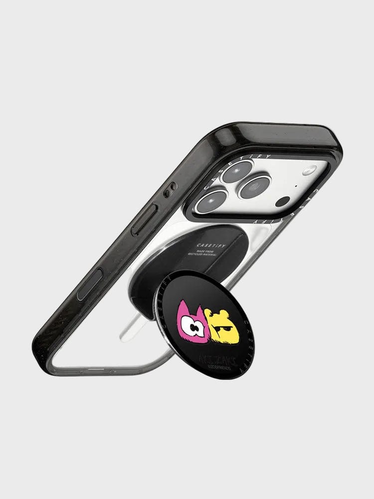 ZO&FRIENDS ELECTRONICS_ 블랙 [1월 중 재입고 예정] ZO&FRIENDS X CASETiFY AKIZAKI Snappy 그립 스탠드 (블랙)