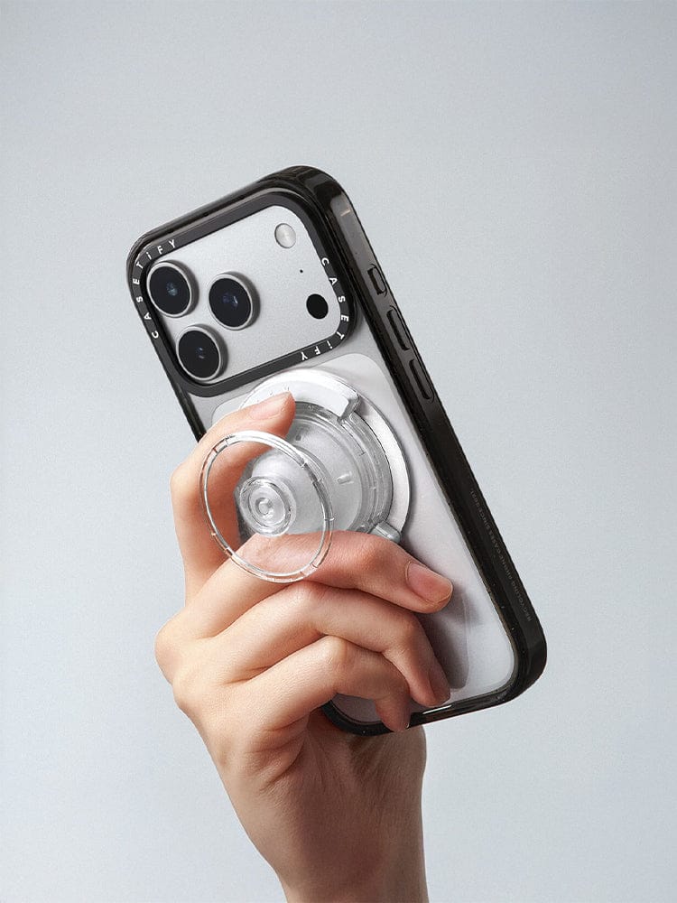 ZO&FRIENDS ELECTRONICS_ 클리어 ZO&FRIENDS X CASETiFY AKIZAKI Snappy 그립 홀더 (클리어)