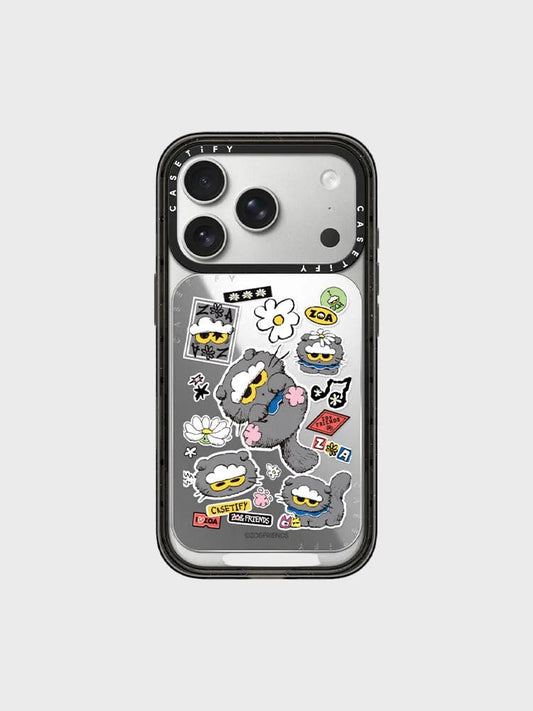 ZO&FRIENDS ELECTRONICS_ 미러 ZO&FRIENDS X CASETiFY ZOA 스티커 카드 홀더 스탠드 (미러)