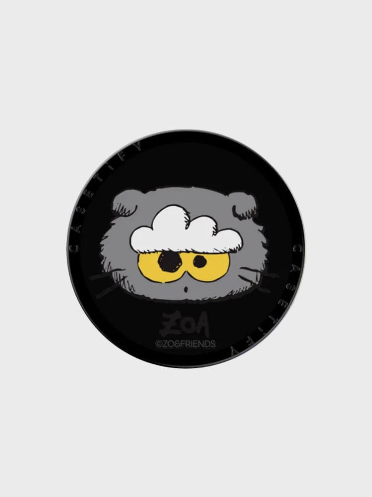 ZO&FRIENDS ELECTRONICS_ 블랙 ZO&FRIENDS X CASETiFY ZOA Snappy 그립 스탠드 (블랙)