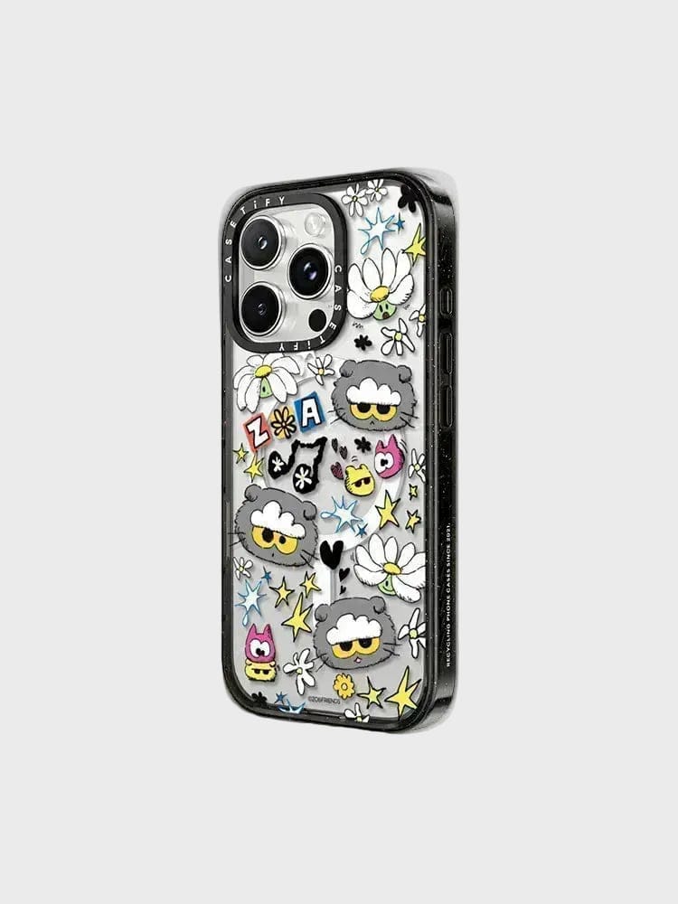 ZO&FRIENDS ELECTRONICS_ iPhone 16 Pro ZO&FRIENDS X CASETiFY 스티커 케이스 (iPhone 16 Pro)