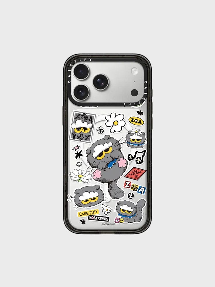 ZO&FRIENDS ELECTRONICS_ iPhone 17 Pro Max [1월 중 재입고 예정] ZO&FRIENDS X CASETiFY ZOA 스티커 케이스 (iPhone 17 Pro Max)