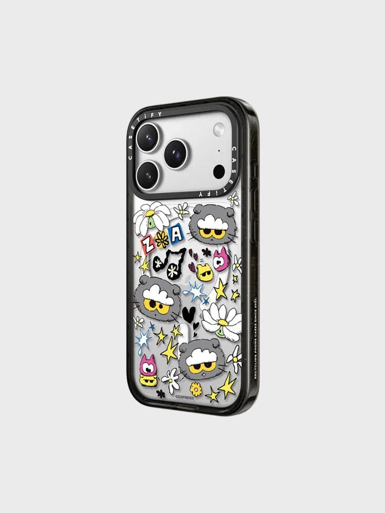 ZO&FRIENDS ELECTRONICS_ iPhone 17 Pro ZO&FRIENDS X CASETiFY 스티커 케이스 (iPhone 17 Pro)