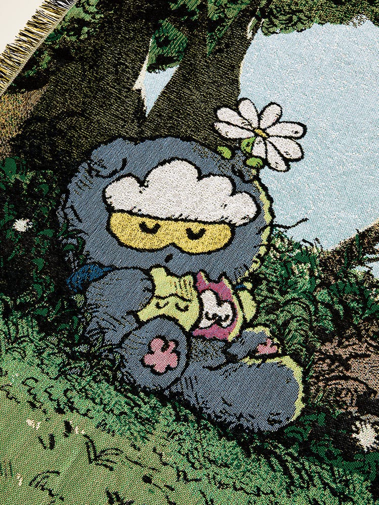 ZO&FRIENDS LIVING_ ZOA 직조 담요 ZO&FRIENDS ZOA LUCKY SHOP 직조 담요