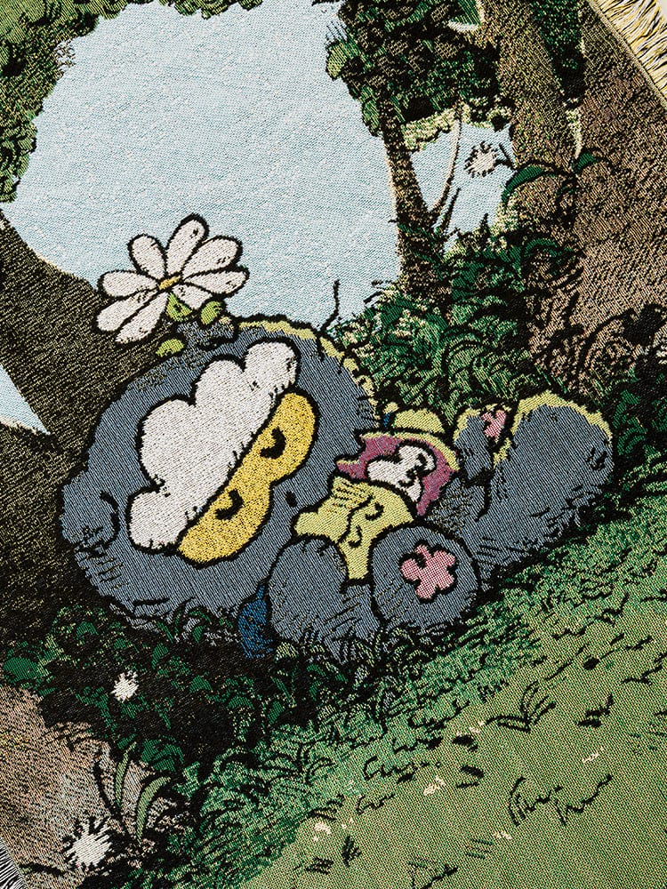 ZO&FRIENDS LIVING_ ZOA 직조 담요 ZO&FRIENDS ZOA LUCKY SHOP 직조 담요